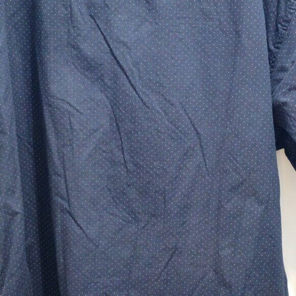 Monument Men’s Navy Polka Dot Short-Sleeve Button-Up Shirt 2X - Picture 14 of 14